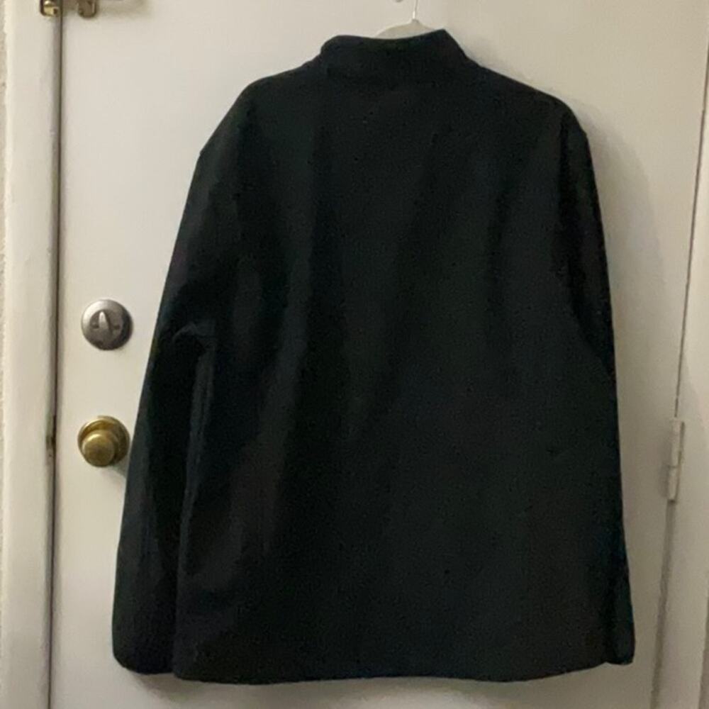 Clique Black Zip Up Jacket L NEW No Tag Home Depot Miami Trucker Bikercore FDC - Picture 2 of 12